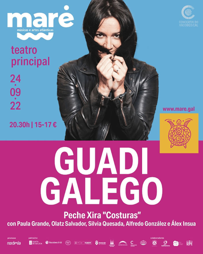 Guadi Galego cartel Maré 2022