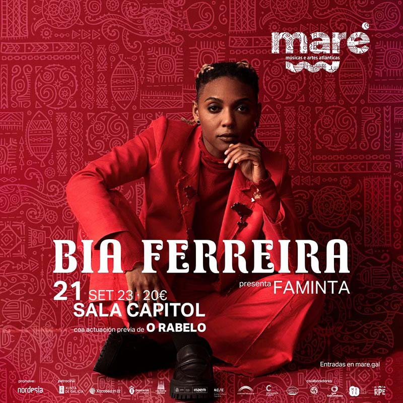 Cartel de concierto de Bia Ferreira 